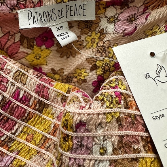 Patron of peace halter top nwt XS - Picture 5 of 6